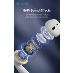 Devia Airbuds Bluetooth sztereó headset - fehér