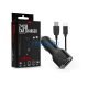 Maxlife MXCC-01 12W 2xUSB autós töltő adapter+USB/Type-C kábel 1m - fekete