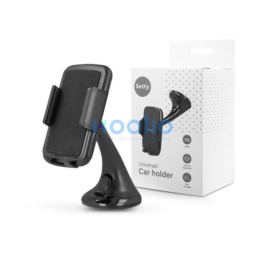Setty 19263 autós tartó műszerfalra/szélvédőre - fekete