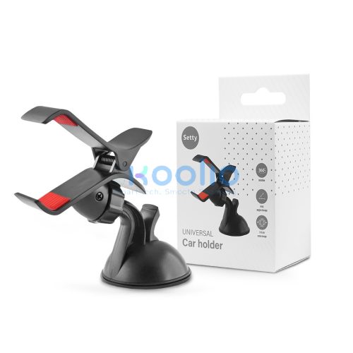 Setty 15611 autós tartó műszerfalra/szélvédőre - fekete