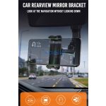 XO C107 Car Rearview Mirror Bracket autós tartó visszapillantó tükörre - fekete/zöld