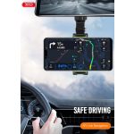 XO C107 Car Rearview Mirror Bracket autós tartó visszapillantó tükörre - fekete/zöld