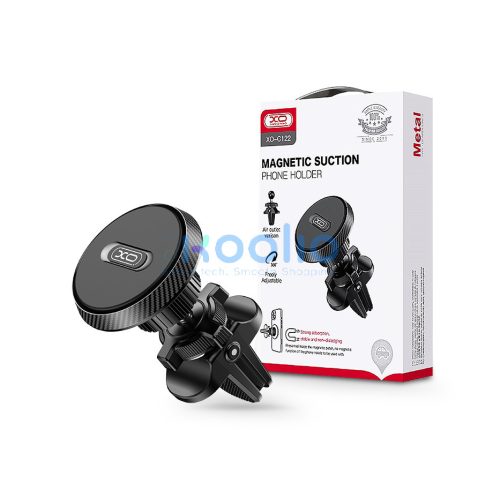 XO C122 mágneses autós tartó szellőzőrácsba - fekete