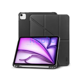   Tech-Protect Origami tok (Smart Case) - Apple iPad Air 13 1/2/3 (2024-26) - fekete - ECO