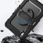 Tech-Protect Solid 360 ütésálló tok - Apple iPad Air 6 (2024) 11", kijelzővédővel - fekete - ECO