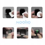 Tech-Protect Glass Flex+ hibrid üvegfólia - Apple Watch 10 (42mm) - 2 db/cs - fekete