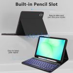Tech-Protect tablet tok (SC Pen) - Galaxy Tab A9/A11 8.7" X110/X115/X133/X135, bill. - fekete - ECO
