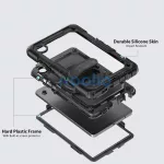 Tech-Protect Solid ütésálló tok Galaxy Tab A9/A11 8,7" kijelzővédővel - fekete - ECO