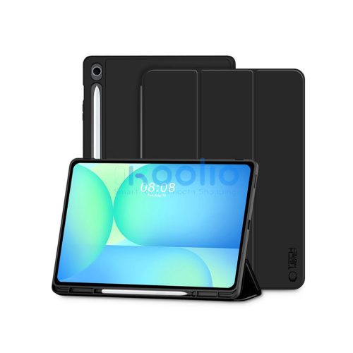 Tech-Protect tablet tok (Smart Case Pen) - Samsung X620/X626B Galaxy Tab S10 FE+ 13.1 - fekete - ECO