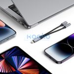 Tech-Protect UltraBoost Lightning/3,5mm jack+Lightning adapter - fekete/szürke