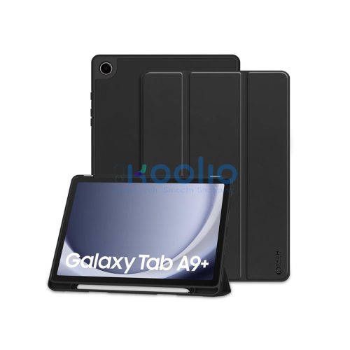 Tech-Protect tablet tok (Smart Case) - Samsung Galaxy Tab A9+ 11" - fekete - ECO
