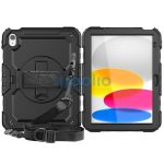 Tech-Protect Solid 360 ütésálló tok - Apple iPad 10.9 (2022)/iPad 11 (2025) - fekete - ECO