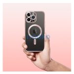 Electro Mag Samsung Galaxy S24 MagSafe kompatibilis hátlap tok, rozéarany