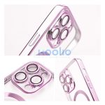 Electro Mag Samsung Galaxy S24 MagSafe kompatibilis hátlap tok, rozéarany