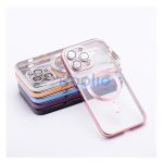 Electro Mag Samsung Galaxy S24 MagSafe kompatibilis hátlap tok, rozéarany