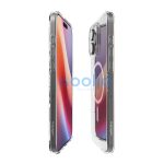 Spigen Liquid Crystal MagFit Apple iPhone 16 Pro tok, MagSafe, Crystal Clear, átlátszó
