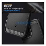 Spigen Rugged Armor MagFit Apple iPhone 16 Pro tok, Matte Black, fekete