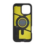 Spigen Tough Armor MagFit Apple iPhone 16 Pro tok, MagSafe, Gunmetal, fekete