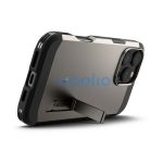 Spigen Tough Armor MagFit Apple iPhone 16 Pro tok, MagSafe, Gunmetal, fekete