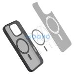 Spigen Ultra Hybrid T MagFit Apple iPhone 16 Pro tok, MagSafe, Frost Black, fekete