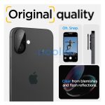 Spigen Glas.tR Optik Apple iPhone 16 Plus / iPhone 16 Tempered kameravédő fólia, fekete (2db)