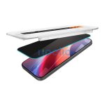 Spigen Glas.tR EZ Fit Privacy Apple iPhone 16 Pro Max / 17 Pro Max, tempered kijelzővédő fólia felhelyező kerettel (2db)