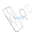 Spigen Liquid Crystal MagFit Apple iPhone 16 Pro Max tok, MagSafe, Crystal Clear, átlátszó