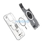 Spigen Ultra Hybrid MagFit Apple iPhone 16 Pro Max tok, MagSafe, Natural Titanium, Zero One, átlátszó