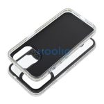 Teddy Bear iPhone 16 csillogó köves tok, fekete