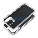 Teddy Bear iPhone 16 Pro csillogó köves tok, ezüst