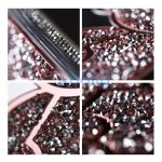 Teddy Bear iPhone 16 Plus csillogó köves tok, rózsaszín