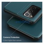 Apple Wooze FashionBook iPhone 16 oldalra nyíló tok, stand, fekete