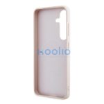 Guess 4G Collection Leather Metal Logo S24 (S921) MagSafe tok, rózsaszín GUHMS24SG4GFRP