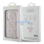 Guess 4G Collection Leather Metal Logo S24 (S921) MagSafe tok, rózsaszín GUHMS24SG4GFRP