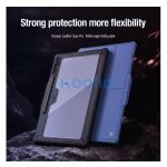 Nillkin Bumper Pro Samsung Galaxy Tab S9 Ultra/S10 Ultra közepesen ütésálló tok kitámasztóval, fekete