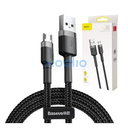Baseus Cafule USB - Micro USB kábel, 2A, 3m, szürke/fekete