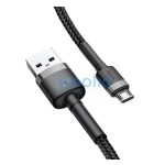 Baseus Cafule USB - Micro USB kábel, 2A, 3m, szürke/fekete