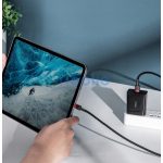 Baseus Cafule USB-C / USB-C adatkábel, 100W 2m, fekete-piros