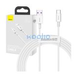 Baseus Superior USB-USB-C kábel, 66W, 2 m, fehér