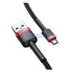 Baseus Cafule USB - Mirco USB kábel, 2.4A, 1m, piros/fekete