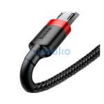Baseus Cafule USB - Mirco USB kábel, 2.4A, 1m, piros/fekete