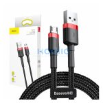 Baseus Cafule USB - Mirco USB kábel, 2.4A, 1m, piros/fekete