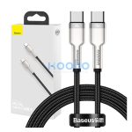 Baseus Cafule USB-C - USB-C kábel, 100W, 1m, fekete