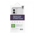 Uniq Lifepro Extreme Apple iPhone 16 Plus csillámos szilikon tok, átlátszó