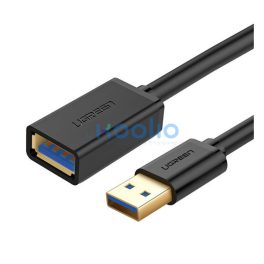 Ugreen USB-A 3.0 hosszabbító kábel, 1,5m, fekete