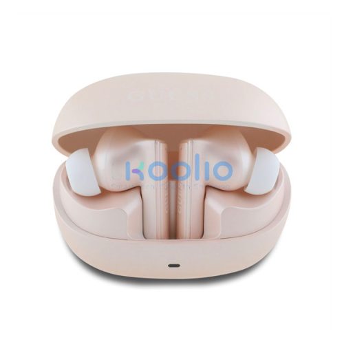 Guess Capsule ANC/ENC TWS vezeték nélküli fülhallgató zajszűréssel, rózsaszín