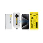 Tactical Impact Barrier Apple iPhone 15 Pro tempered glass kijelzővédő fólia felhelyező kerettel