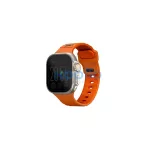 Uniq Stride KFM Apple Watch 49mm gumis szilikon szíj, narancs