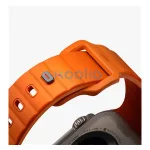 Uniq Stride KFM Apple Watch 49mm gumis szilikon szíj, narancs