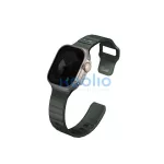 Uniq Stride KFM Apple Watch 49mm gumis szilikon szíj, sötétzöld